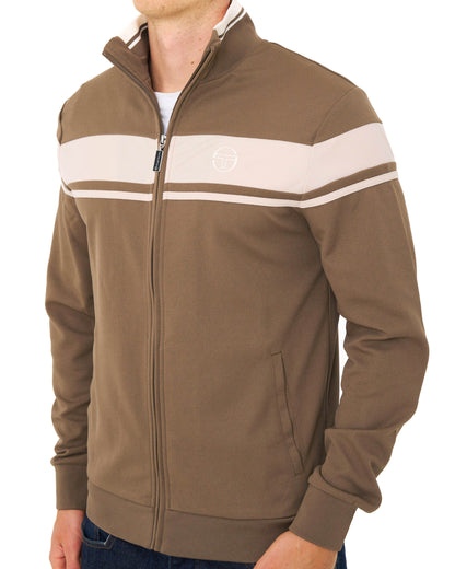 Sergio Tacchini Masters Track Top Light Brown/Sand