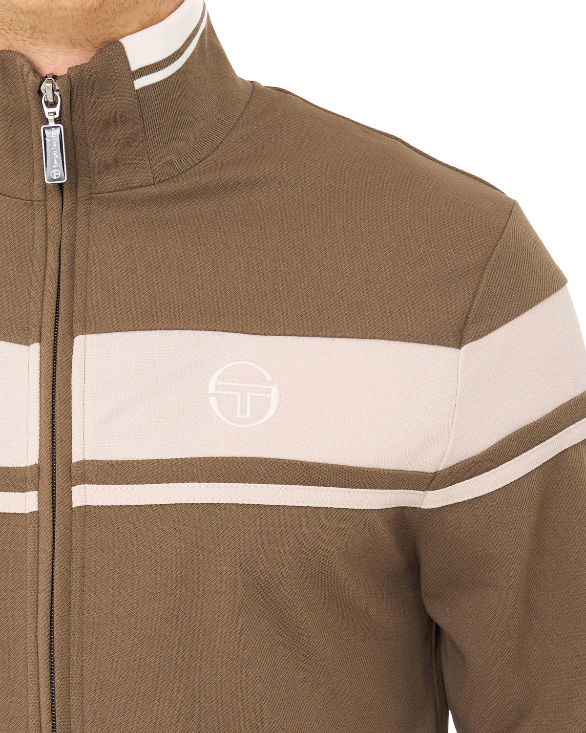 Sergio Tacchini Masters Track Top Light Brown/Sand