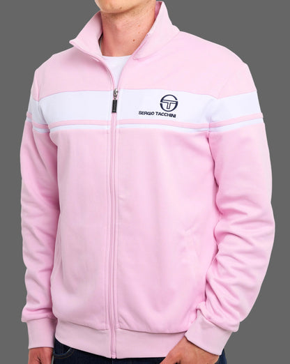 Sergio Tacchini Masters Track Top Pink/White