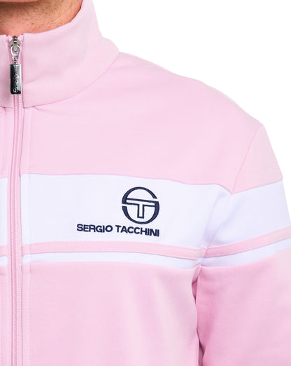 Sergio Tacchini Masters Track Top Pink/White