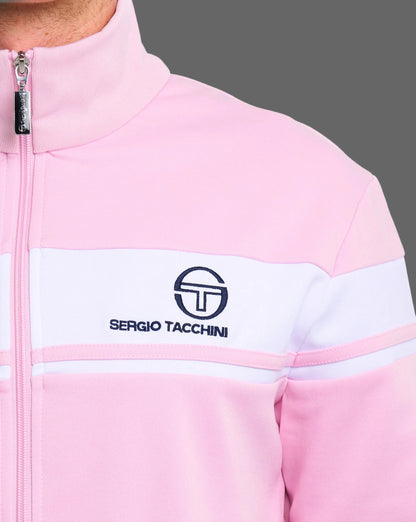 Sergio Tacchini Masters Track Top Pink/White