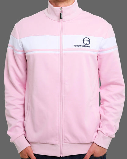 Sergio Tacchini Masters Track Top Pink/White