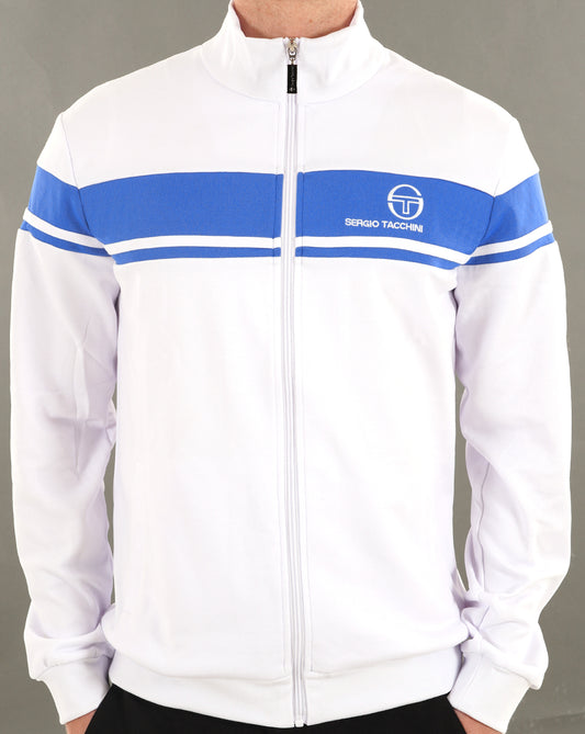 Sergio Tacchini Masters Track Top White/Blue