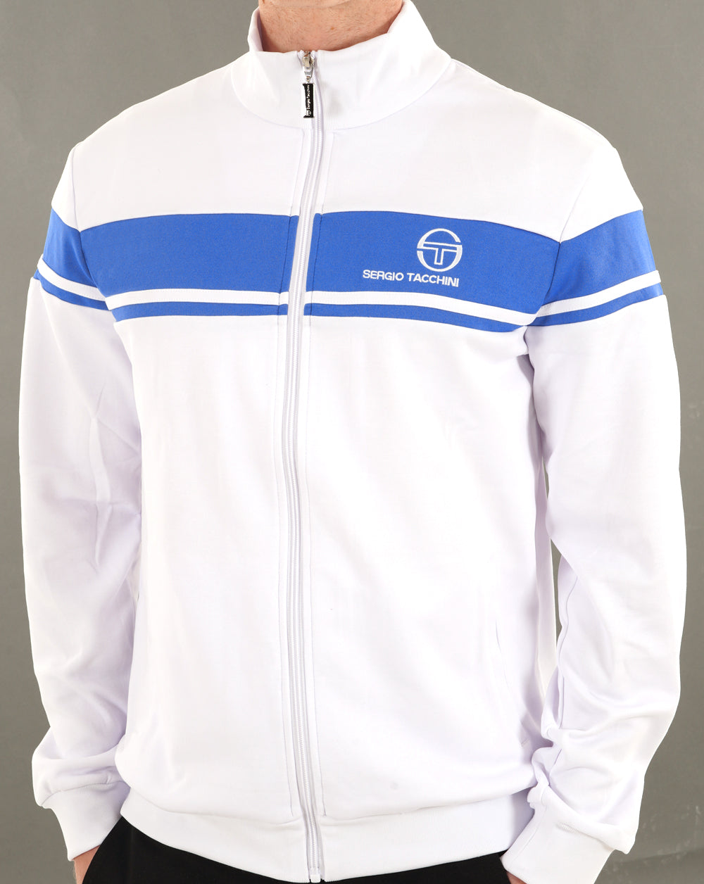 Sergio Tacchini Masters Track Top White/Blue