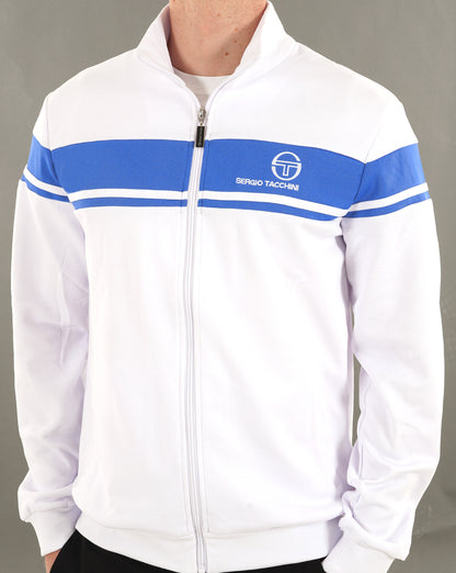 Sergio Tacchini Masters Track Top White/Blue