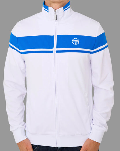 Sergio Tacchini Masters Track Top White/Blue