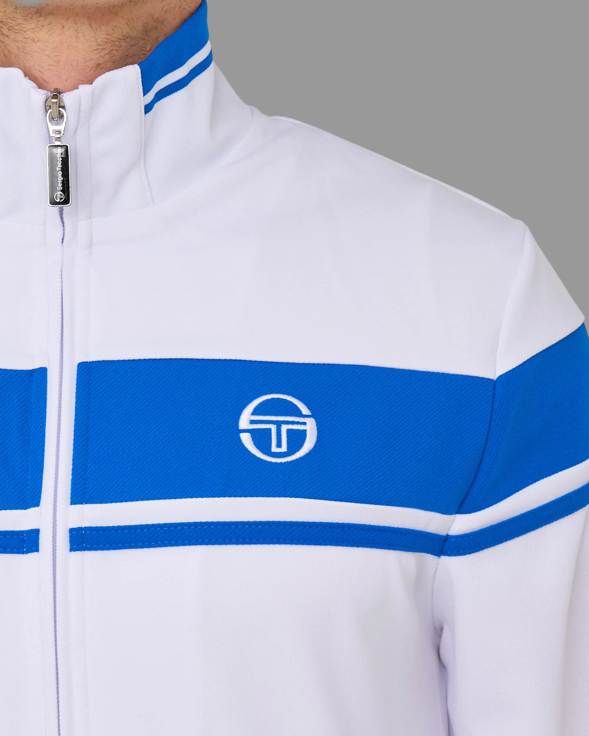 Sergio Tacchini Masters Track Top White/Blue
