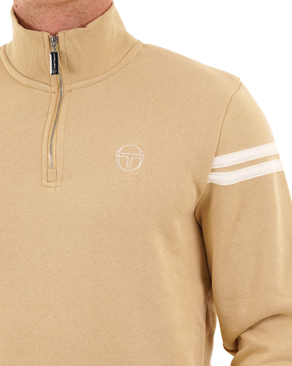 Sergio Tacchini Maurizio 1/4 Zip Sweat Sand