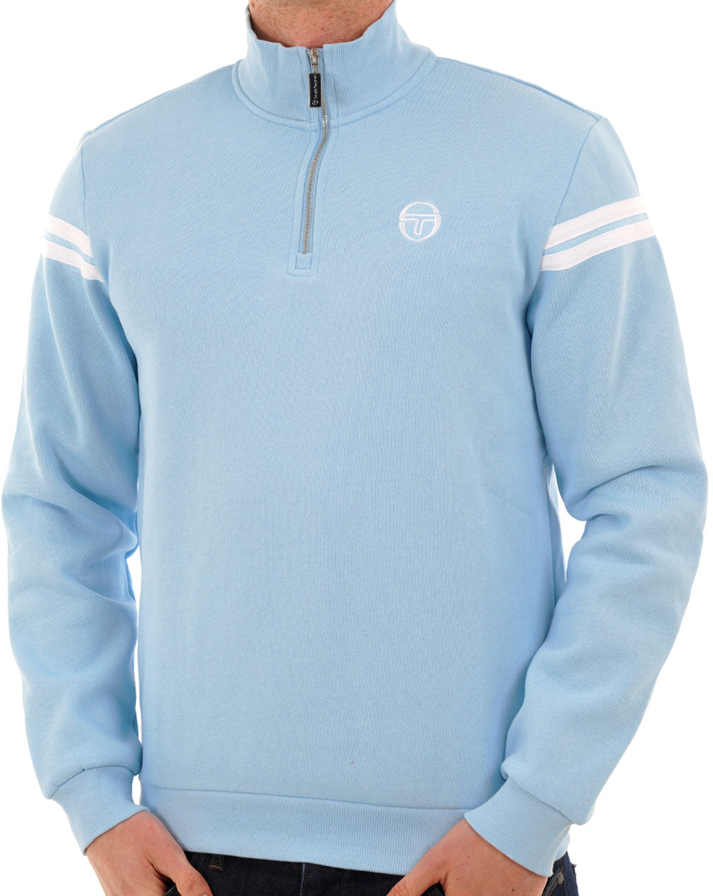 Sergio Tacchini Maurizio Zip Sweat Sky Blue