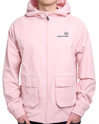 Sergio Tacchini Hooded Casual Jacket Soft Pink Rose