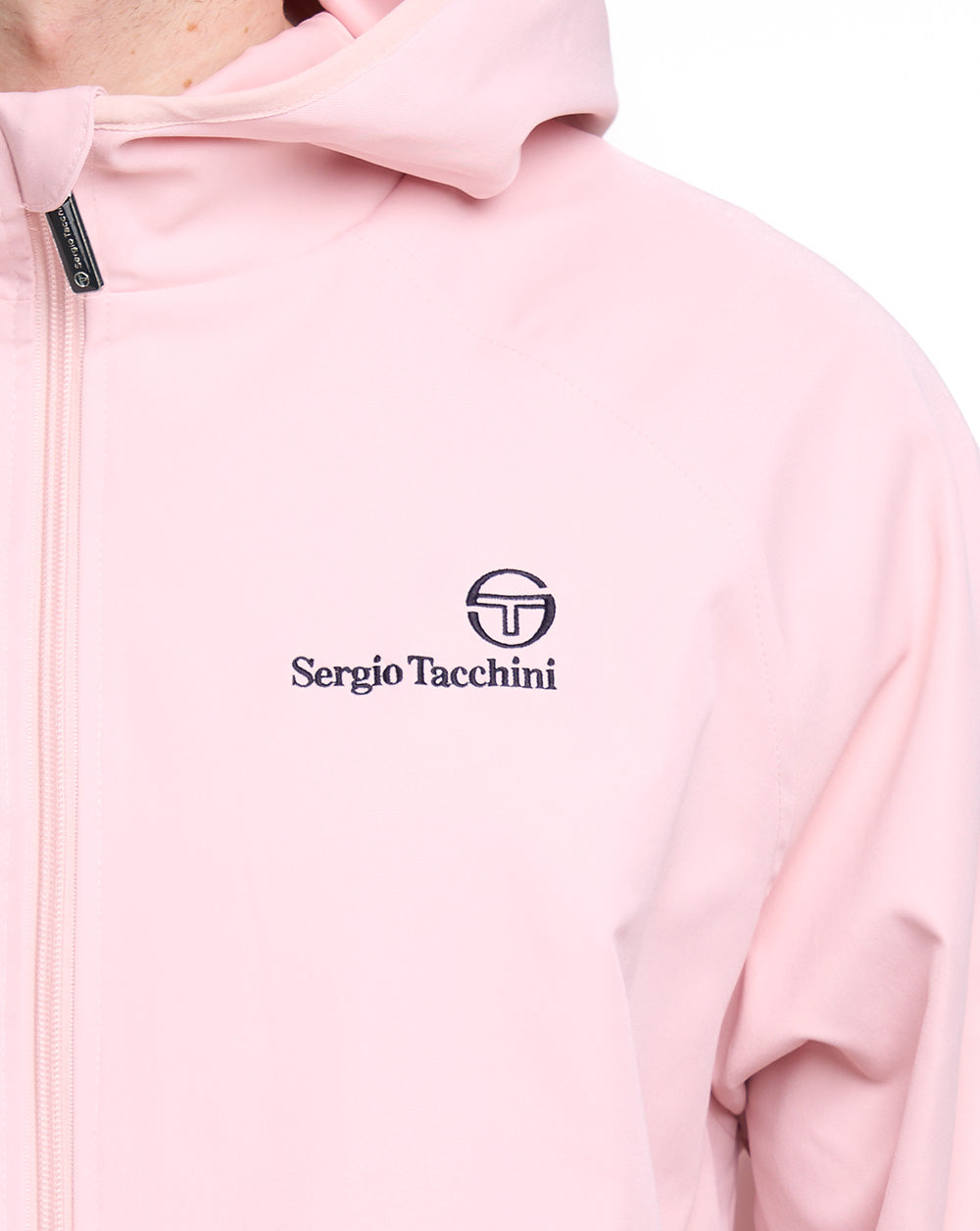 Sergio Tacchini Hooded Casual Jacket Soft Pink Rose