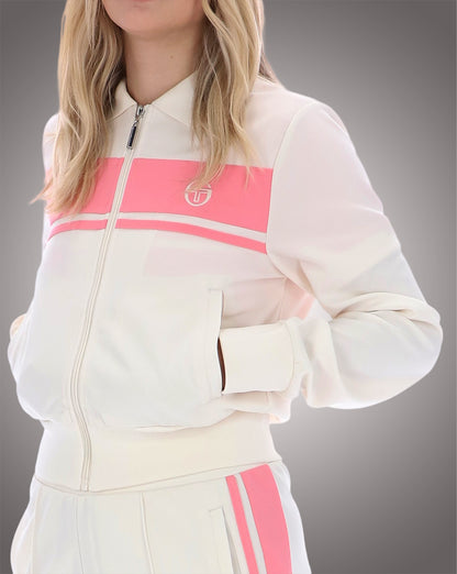 Sergio Tacchini Miss Masters Track Top Gardenia/Pink