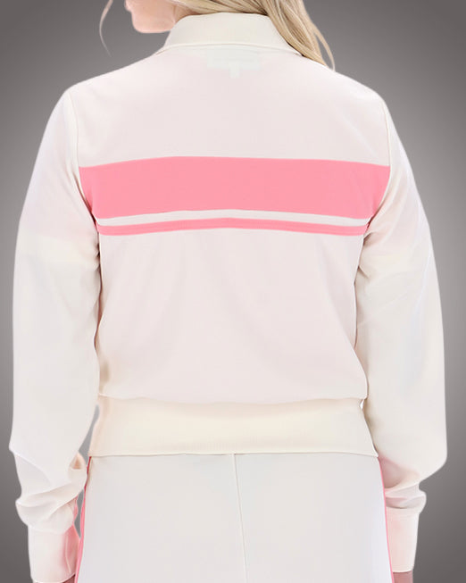 Sergio Tacchini Miss Masters Track Top Gardenia/Pink