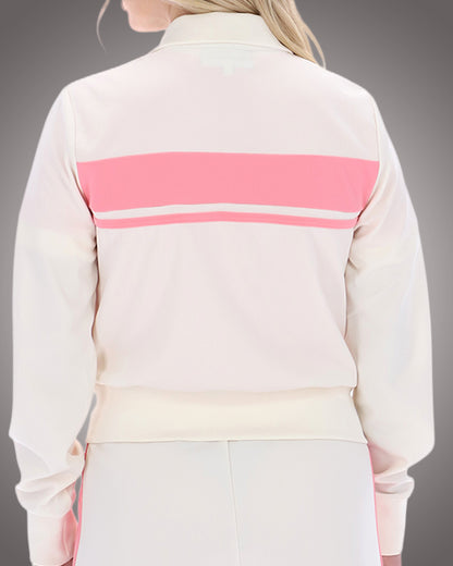 Sergio Tacchini Miss Masters Track Top Gardenia/Pink