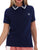 Sergio Tacchini Miss Milana Knitted Polo Navy Blue