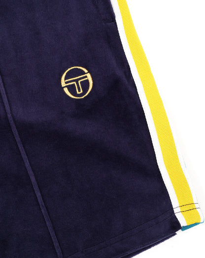 Sergio Tacchini Monte Velour Shorts Navy Blue