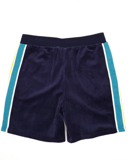 Sergio Tacchini Monte Velour Shorts Navy Blue