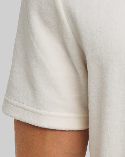 Sergio Tacchini Sergio Tacchini Monte Velour T Shirt Gardenia