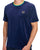 Sergio Tacchini Monte Velour T Shirt Navy Blue