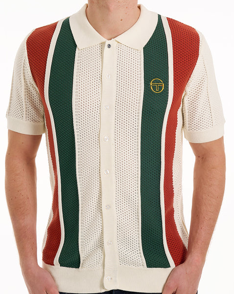 Sergio Tacchini Montell Knit Polo Gardenia