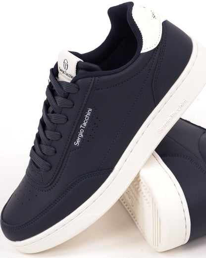 Sergio Tacchini New Action LTX Trainers Navy/Gardenia