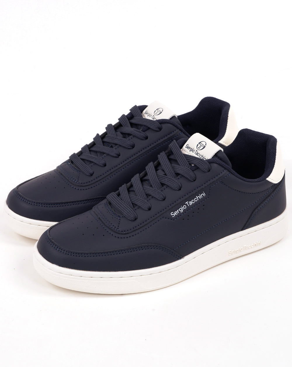 Sergio Tacchini New Action LTX Trainers Navy/Gardenia