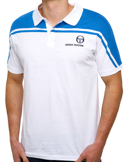 Sergio Tacchini New Young Line Polo Shirt White/Blue