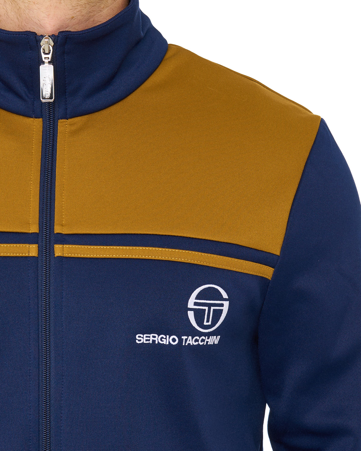 Sergio Tacchini New Young Line Track Top Navy Blue/Golden Brown