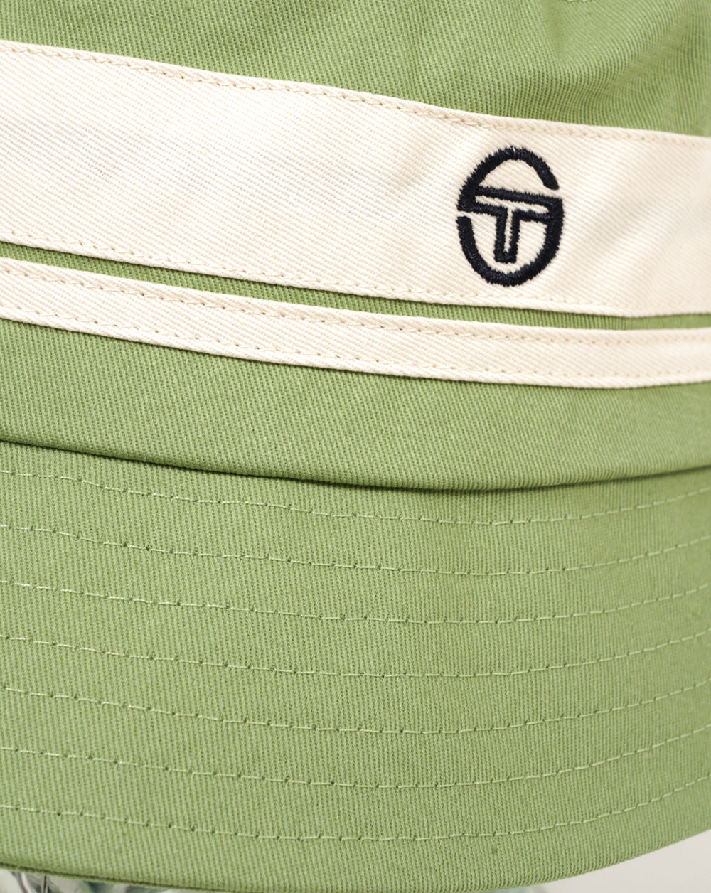 Sergio Tacchini Newsford Bucket Hat Green/Gardenia