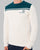 Sergio Tacchini New Young Line Crew Knit Gardenia/Deep Teal