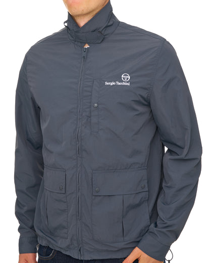 Sergio Tacchini Notte Nylon Jacket Dark Grey