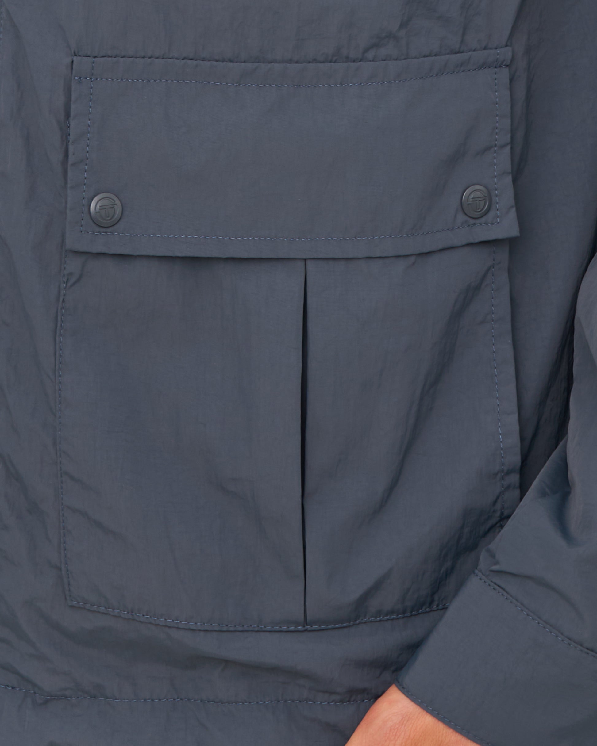 Sergio Tacchini Notte Nylon Jacket Dark Grey