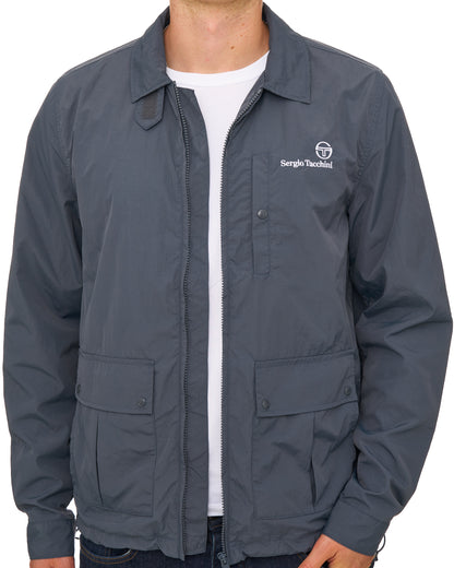 Sergio Tacchini Notte Nylon Jacket Dark Grey