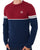 Sergio Tacchini Orion Knit Jumper Merlot/Navy Blue