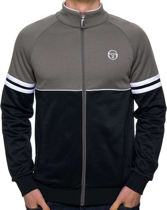 Sergio Tacchini Orion Track Top Charcoal Grey/Black