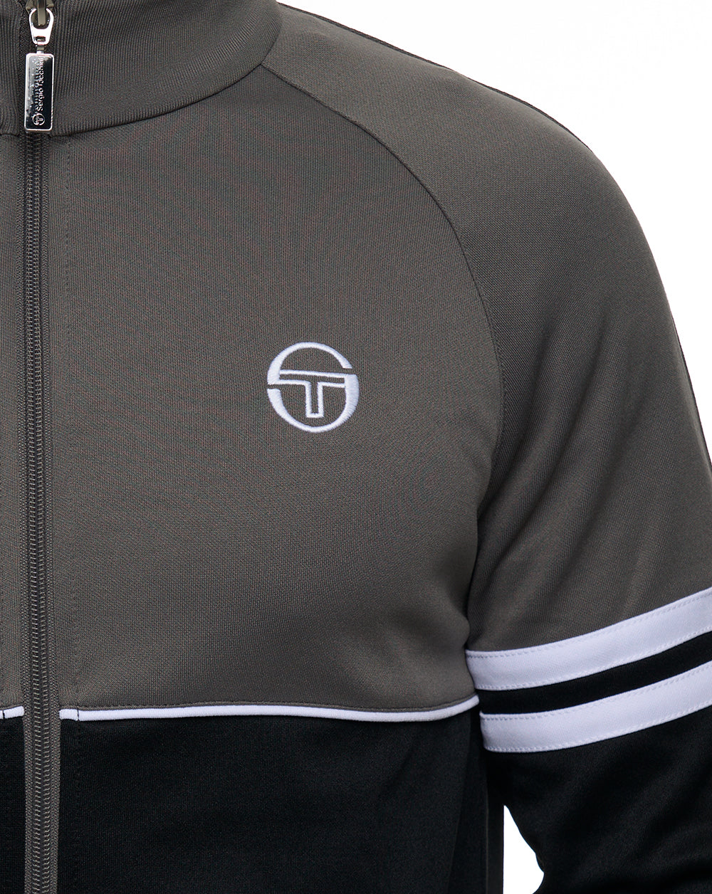 Sergio Tacchini Orion Track Top Charcoal Grey/Black