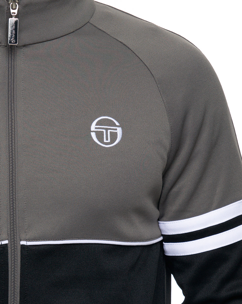 Sergio Tacchini Orion Track Top Charcoal Grey/Black