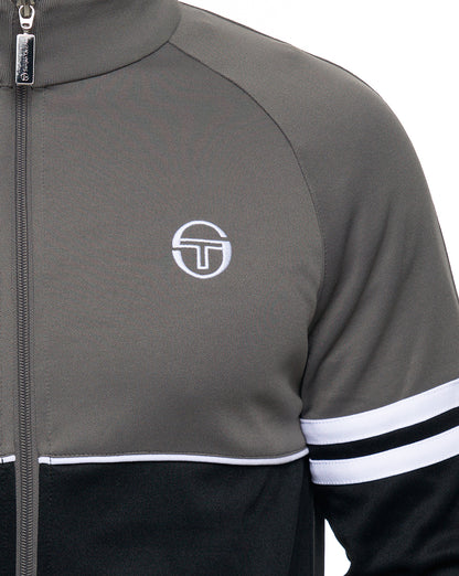 Sergio Tacchini Orion Track Top Charcoal Grey/Black