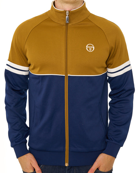 Sergio Tacchini Orion Track Top Golden Brown/Navy