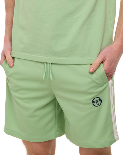 Sergio Tacchini Striped Casual Shorts Green/Gardenia