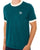 Sergio Tacchini Pro Ringer T Shirt Deep Teal/Gardenia