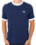 Sergio Tacchini Pro Ringer T Shirt Navy Blue/White