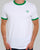 Sergio Tacchini Pro Ringer T Shirt White/Green