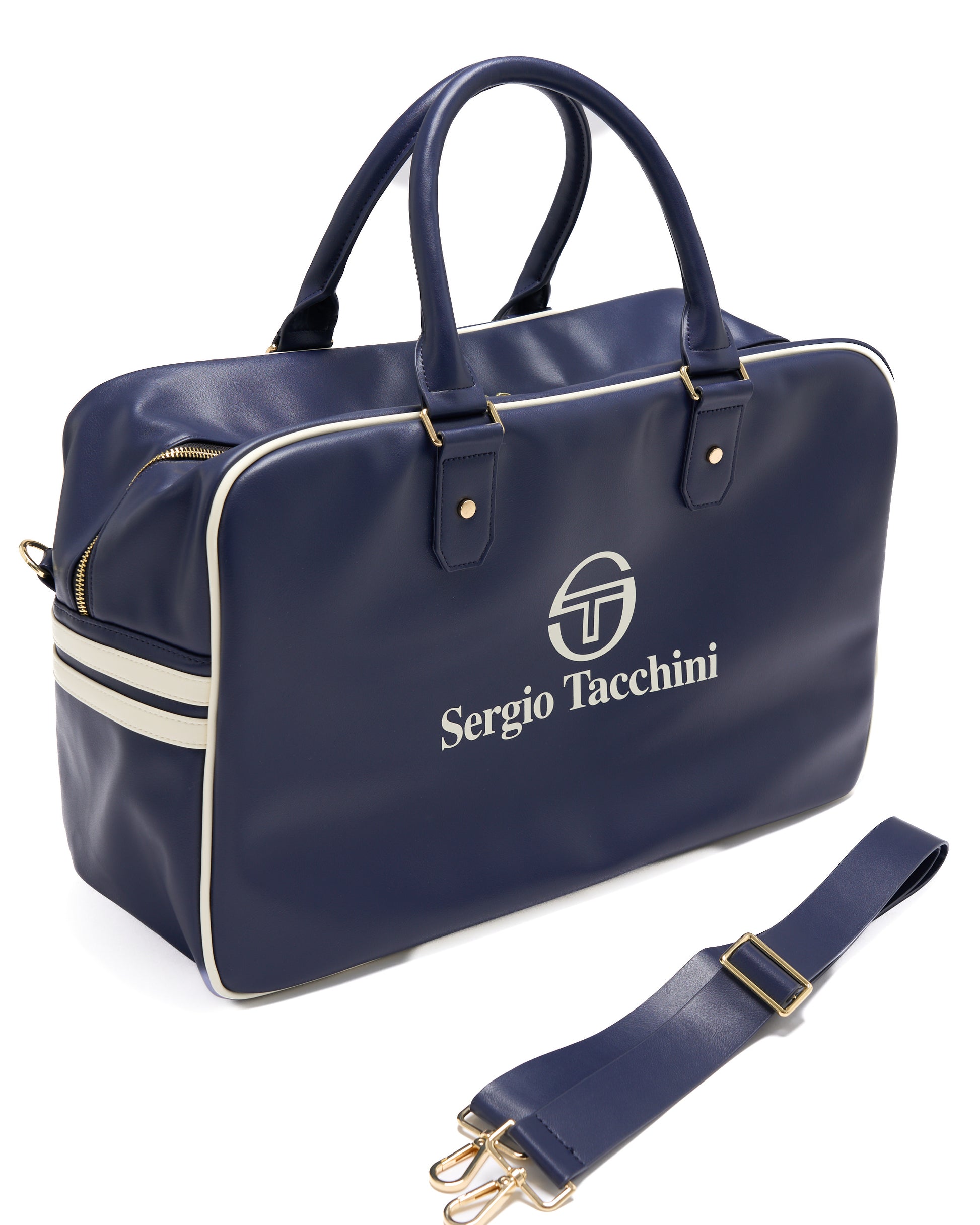 Sergio Tacchini Railton Holdall Navy Blue/Gardenia