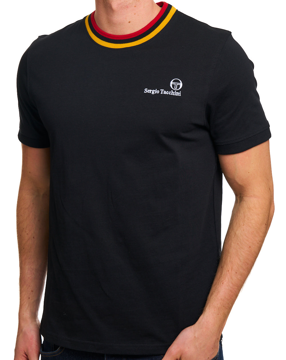 Sergio Tacchini Rainer FC T Shirt Black