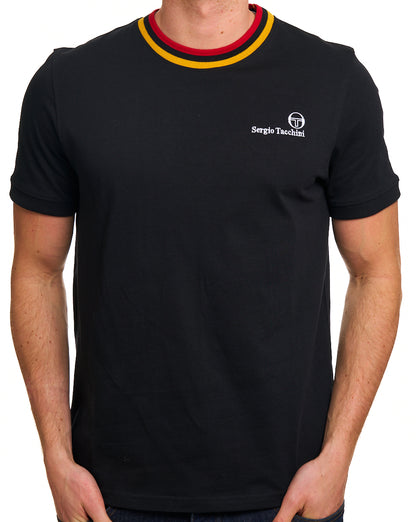 Sergio Tacchini Rainer FC T Shirt Black