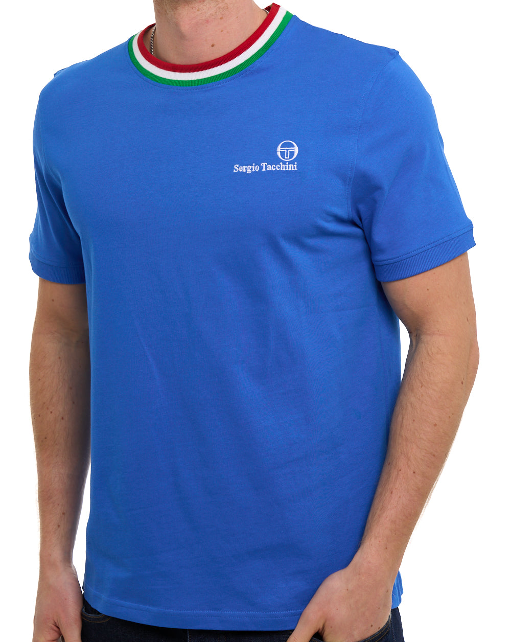 Sergio Tacchini Rainer FC T Shirt Blue