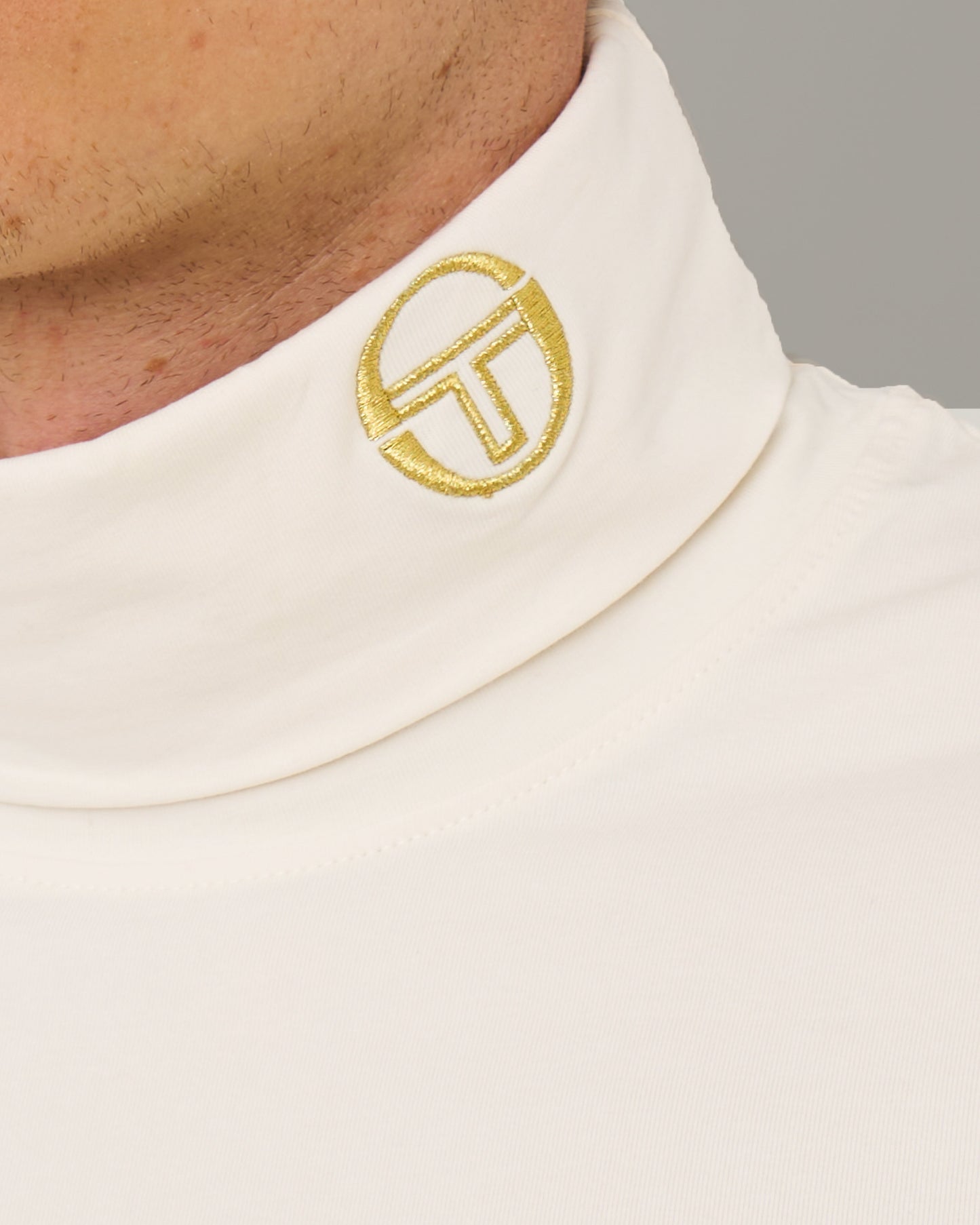 Sergio Tacchini Roll Neck Gardenia
