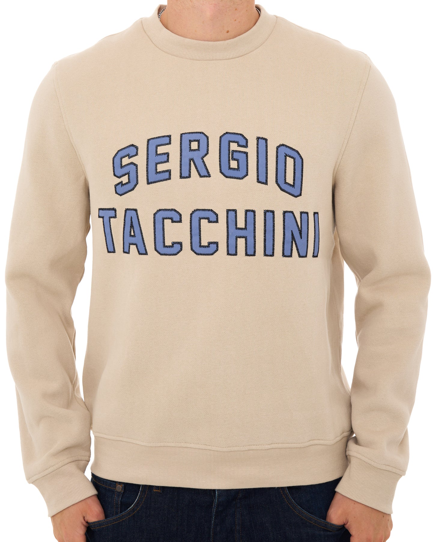 Sergio Tacchini Romano Crew Sweat Light Sand