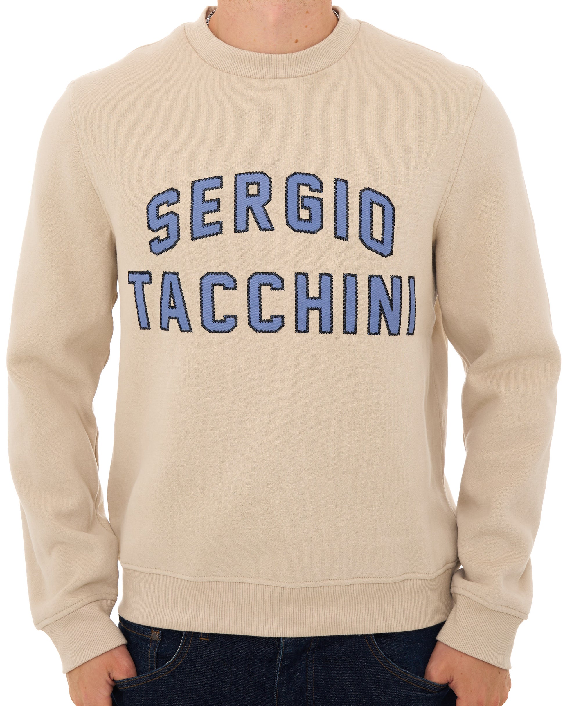 Sergio Tacchini Romano Crew Sweat Light Sand